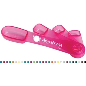 Swivel-it (tm) - Measuring Spoon Set That Swivels. Set With 3 Teaspoon And 1 Tablespoon Sizes