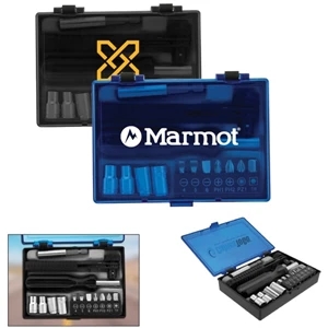 3 Working Days - A Conveniently Packaged 14 Piece Ratchet Driver Set In A Sturdy Translucent Plastic