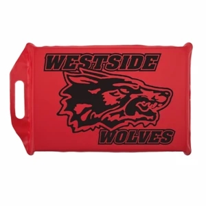 10" X 15" X 1 1/2" - Square, Durable 10 Mil. Vinyl Seat Cushion With A Built-in Carrying Handle