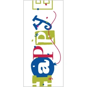 Tapetastic (r) - Happy Birthday - Repositionable Designer Tape. Acid Free And Photo Friendly