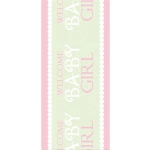 Tapetastic (r) - Baby Girl - Repositionable Designer Tape. Acid Free And Photo Friendly