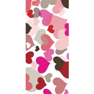 Tapetastic (r) - Hearts - Repositionable Designer Tape. Acid Free And Photo Friendly