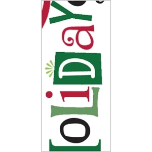 Tapetastic (r) - Happy Holidays - Repositionable Designer Tape. Acid Free And Photo Friendly