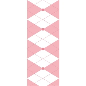 Tapetastic (r) - Argyle - Repositionable Designer Tape. Acid Free And Photo Friendly