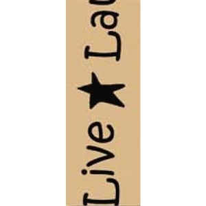 Tapetastic (r) - Live Laugh Love - Repositionable Designer Tape. Acid Free And Photo Friendly