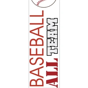 Tapetastic (r) - Baseball - Repositionable Designer Tape. Acid Free And Photo Friendly