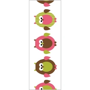 Tapetastic (r) - Owls - Repositionable Designer Tape. Acid Free And Photo Friendly