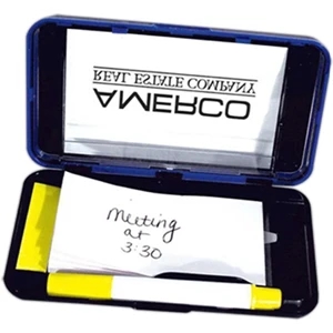 Blue - Sticky Note Set With Light And Pen. Closeout Price! Available While Supplies Last!