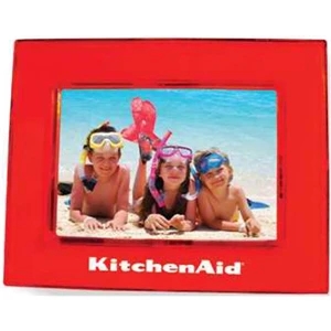 Translucent Red - Picture Frame, Holds 3 1/2" X 5" Picture. Closeout Price! While Supplies Last