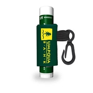 Wondermint Flavored Lip Balm On A Custom Leash With A Label, Spf 30 Protection