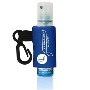 Ice Drops (r) - Icymint - Flavored Breath Spray With Pump Bottle And Custom Leash