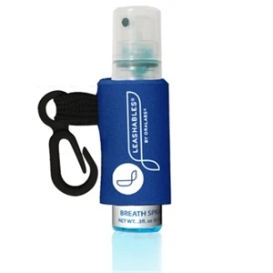 Ice Drops (r) - Wintermint - Flavored Breath Spray With Pump Bottle And Custom Leash And Label
