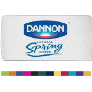 Turkish Signature (tm) - Silkscreen (2 Color) On White Towel - Golf Towel. Fingertip. 12" X 17