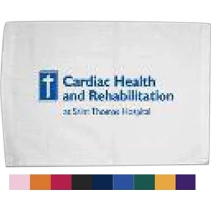 Turkish Signature (tm) - Silkscreen (1 Color) On White Towel - Golf Towel. Midweight. 16" X 24"