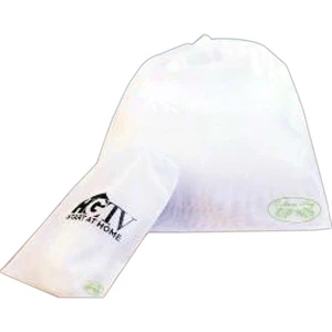 Cabana Bay (tm) - Blank - Slipper Travel Bag - 7" X 14" - Stylish And Affordable Drawstring Travel Bag