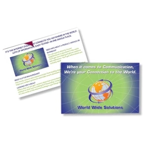 Smartline (tm);super Seal - Post Card With Magnet Tipped On, 5 3/16" X 8"