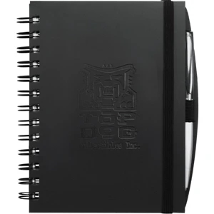 Journalbooks (r) - Premier Leather Journal With 100 Sheets Of Spiral-bound Lined Paper