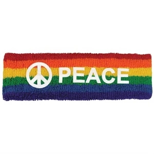 USA Made Rainbow Pride Headband w/ Transfer or Applique