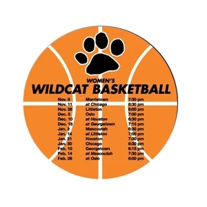 Schedule Basketball Magnet