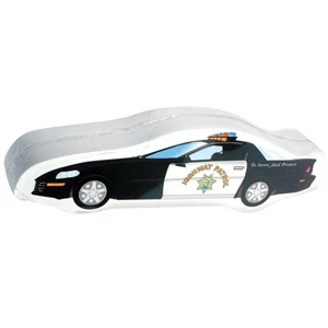 Smasht (tm) - Police Car - Compressed T-shirt Available In Shapes Of Automobile, Nascar Race Car And More