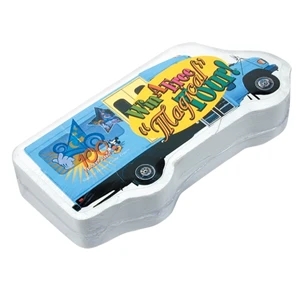 Smasht (tm) - Tour Bus - Delivery Truck, School Bus, Emergency Vehicle Shaped Compressed T-shirt
