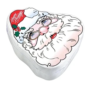 Smasht (tm) - Santa - Santa, Snowman, Tooth And Zoo Monkey Stock Shaped White Compressed T-shirt