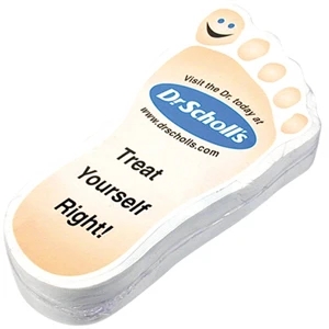Smasht (tm) - Foot - Dr. Scholl"s - Stock Foot Shaped White Compressed T-shirt