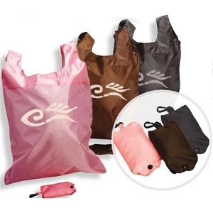 Clip It - Tote Bag Made Of 190t Denier Polyester, Folds Down Into A Pouch