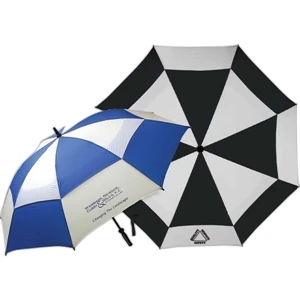 Hurricane - Umbrella With Vented Double Cover. Fiberglass Shaft And Ribs With Golf Grip Handle