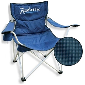 Premium - Camp Chair With Aluminum Frame, Insulated Drink Holder, Extra Wide