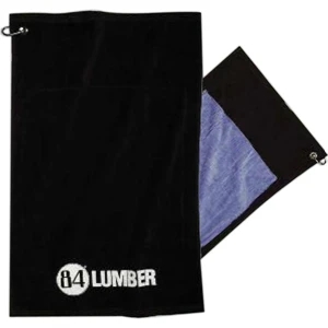 Smart Towel - Hemmed Sport Towel With Microfiber Backing And Carabiner Clip