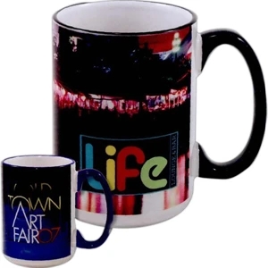 Heartland - 2 Working Days - Black - Full Color Stoneware Mug, 15 Oz. Essential For Any Program