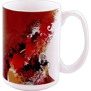 Magna (r) - 5 Working Days - Full Color Stoneware Mug With Comfortable Four Finger D-handle, 15 Oz