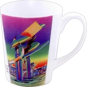 Coffee House - 5 Working Days - Full Color Stoneware Mug, 12 Oz. Unlimited Graphic Capabilities