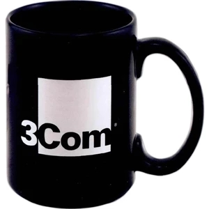 Ceo - Black - 5 Working Days - Direct Screen Colored Stoneware Mug With D-handle Design, 15 Oz