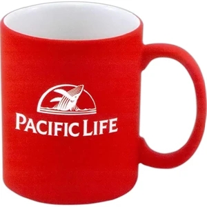 Red - 5 Working Days - Chalkboard Mug, 11 Oz. Adds Fun And Function To Any Promotion