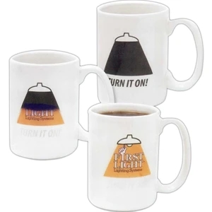 Amazink (r) - Stoneware Mug With Imprint That Appears When Mug Is Hot, 15 Oz