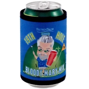 2 Working Days - Full Color Beverage Holder With Quick Wrap Velcro Closure, 9 7/8" X 4 1/8"