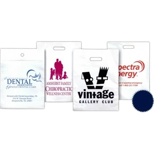 13 1/2" X 15" - Low Minimum, Low Density Polyethylene Plastic Take Home Bag