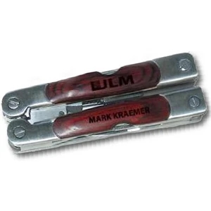 Heavy Gauge Stainless Steel Tool With Beautiful Inlaid Rosewood Handles