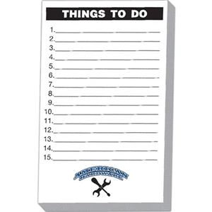Triple Spidertac (r) - Standard 5" X 8" Adhesive Sticky Notes 25 Sheets, With Adhesive On 5" Side