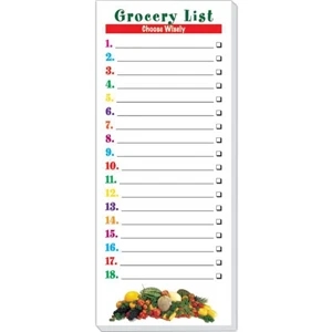 Scratch Pad With 100 Sheets, Full Color 3 1/2" X 8 3/8", White 50 Lb. Paper