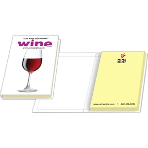 Spidertac (r) - Note Pad Booklet Includes A 50 Sheet 4" X 3" Adhesive Sticky Note Pad