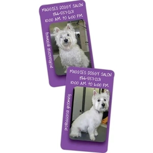 Rounded Corners Magnet - Lenticular Business Card Magnet, 25 Mil. Thickness, 3 1/2" X 2"