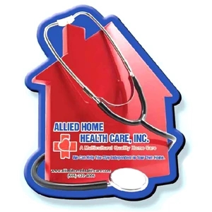 Custom Shape Die Cut Magnet, 25 Mil. Thickness, Cut Out Of 0" - 3.5" Square Inches