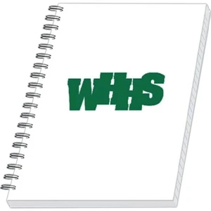 Chipboard Cover Note Book With 50 Sheets And Wire-o Bound Binding, 3 3/4" X 5"