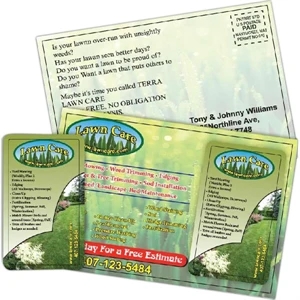 Mailer, 4" X 6", With 15 Mil Plastic 5" Ruler. Standard Stock: 10pt. Card