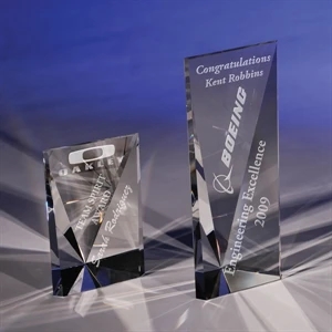Progress - Attainment 8" Crystal Award By Crystal World. Sp215 - New For 2011!