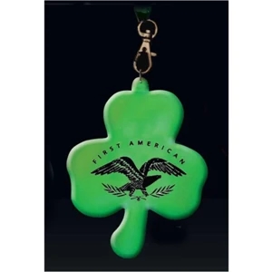 Multifunction Light Up 3 Leaf Clover Shape Medallion Necklace, 60 Day Production
