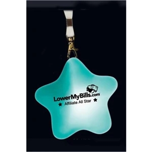 Multifunction Light Up Star Shape Medallion Necklace, 60 Day Production